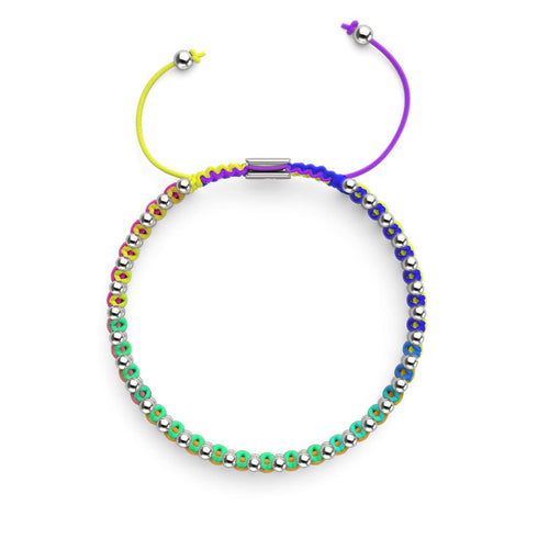 Silber x Spectrum | Freundschafts-DOT-Armband
